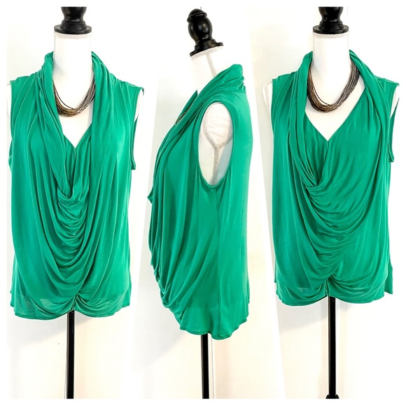 Jennifer Lopez Women’s Surplice Sleeveless Top - Picture 1 of 12